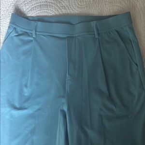 HALARA Teal Pleated Pants